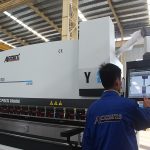 sensor ekranlı cnc press əyləc maşını 6 eksen 220T 4000MM siemens motor gücü