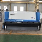 Hidrolik gilyotin kəsici maşın 3200mm x 8mm pnevmatik material dəstəyi ilə