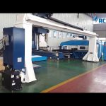 Gantry üslubu 5 eksenli cnc mətbuat əyləc robot əyilmə / taret punch press
