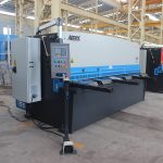 hidravlik metal plitə yelləncək şüa kəsmə maşını